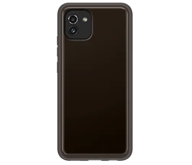 Samsung SAMSUNG Etui Soft Clear Cover do Samsung A03 Black # - 1375614 - zdjęcie